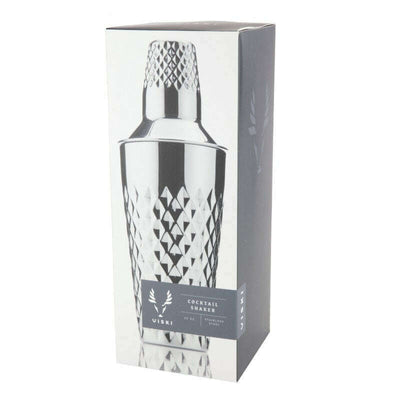 Admiral Faceted Cocktail Shaker Stainless Steel