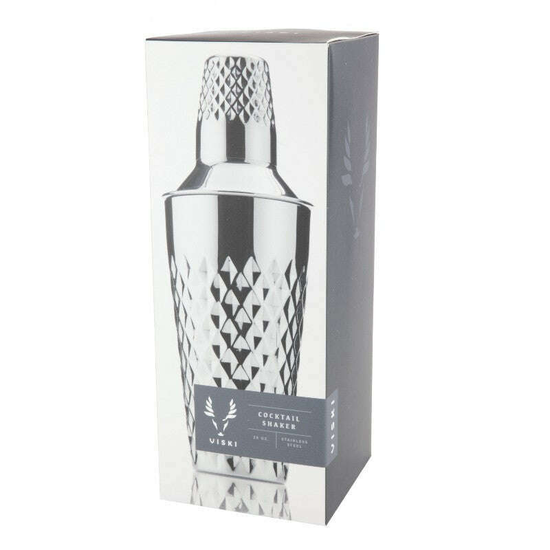 Admiral Faceted Cocktail Shaker Stainless Steel