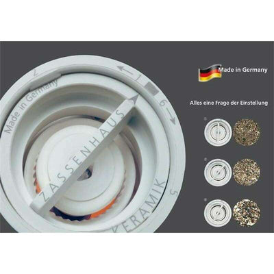 Augsburg  Salt Mill Stainless Steel Black 18cm