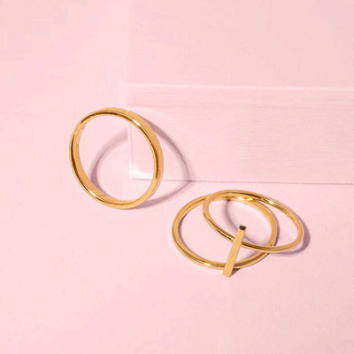 Baby Band - Gold Plate Size K