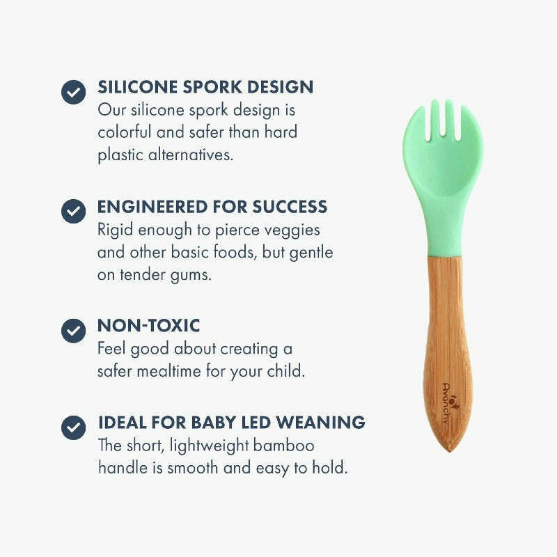 Baby Forks Bamboo Set of 5