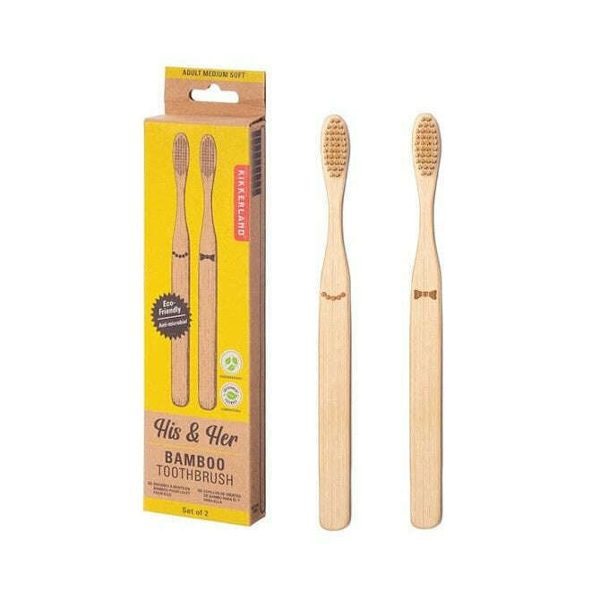 Bamboo Toothbrush Set His & Her