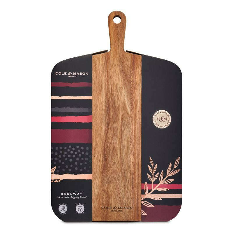 Barkway Acacia Board with Handle Large