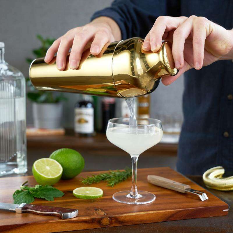 Belmont Parisian Cocktail Shaker Gold