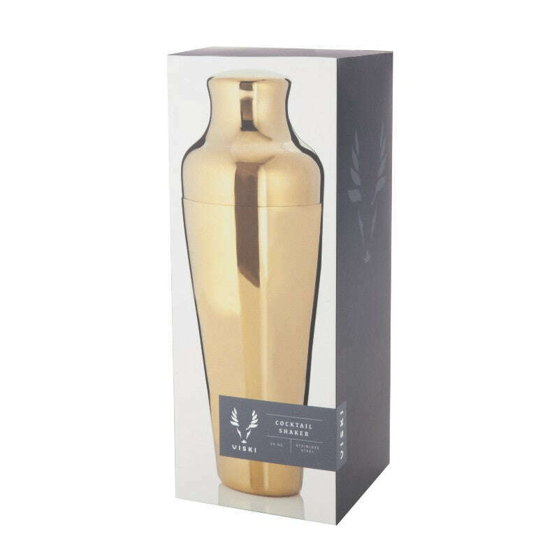 Belmont Parisian Cocktail Shaker Gold
