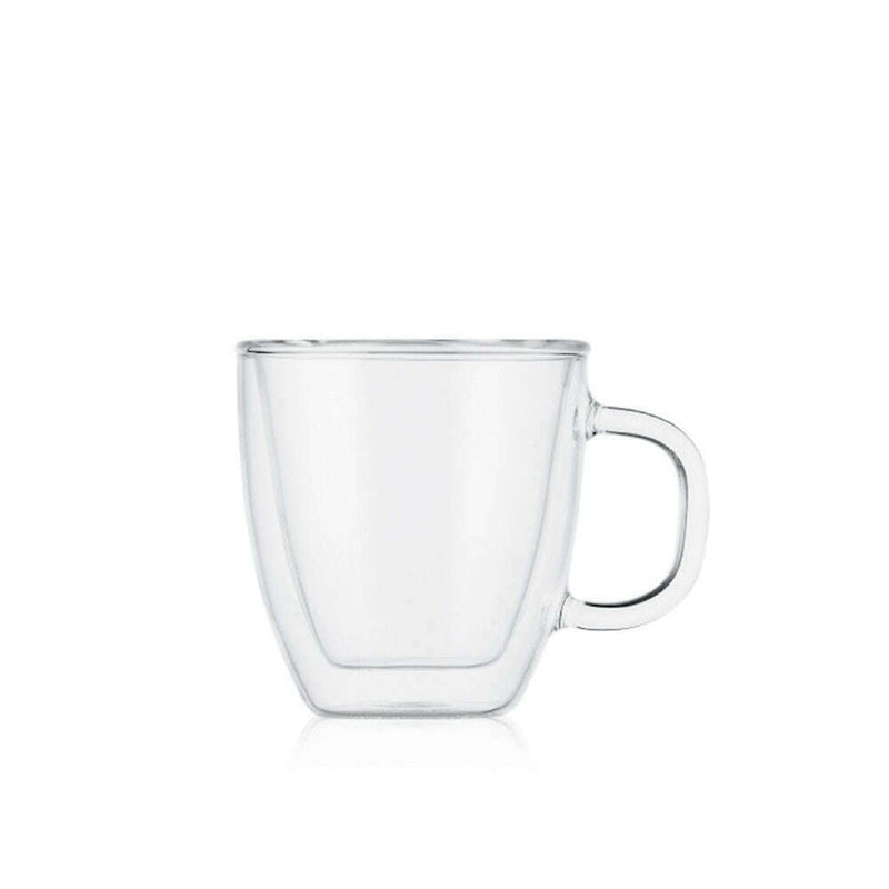 Bistro Double Wall Glass Espresso Mug Set of 2 150ml