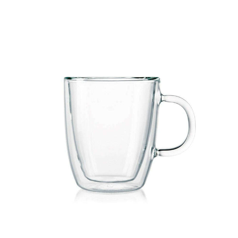 Bistro Double Wall Glass Mug Set of 2 300ml