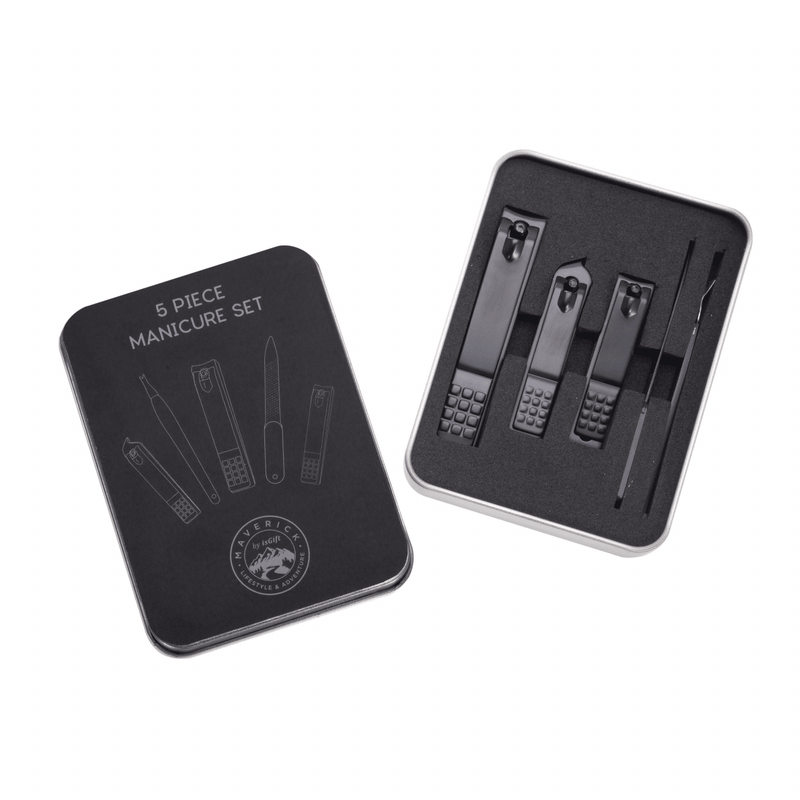 Black 5pc Manicure Set