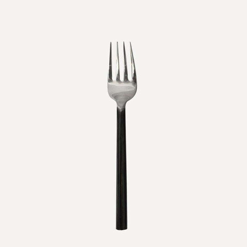 Black Handle Dessert Fork