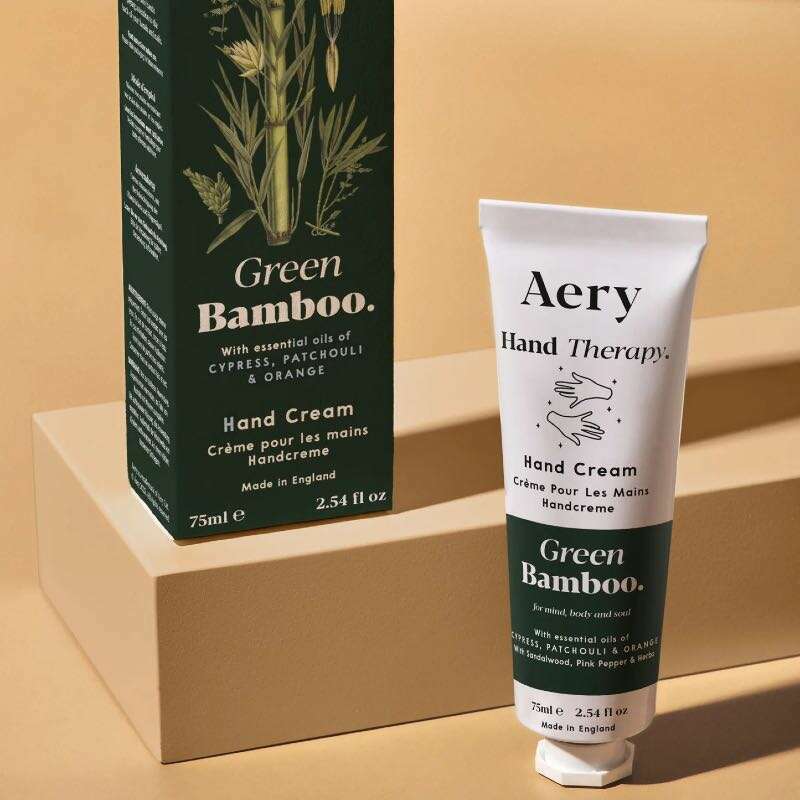 Botanical Green 75ml Hand Cream - Green Bamboo