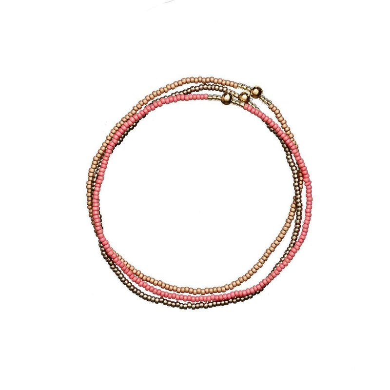 Bracelet Sacred Ordinary - Pink/Gold Stack