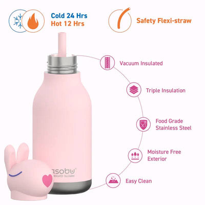 Bestie Bottle 460ml Bunny