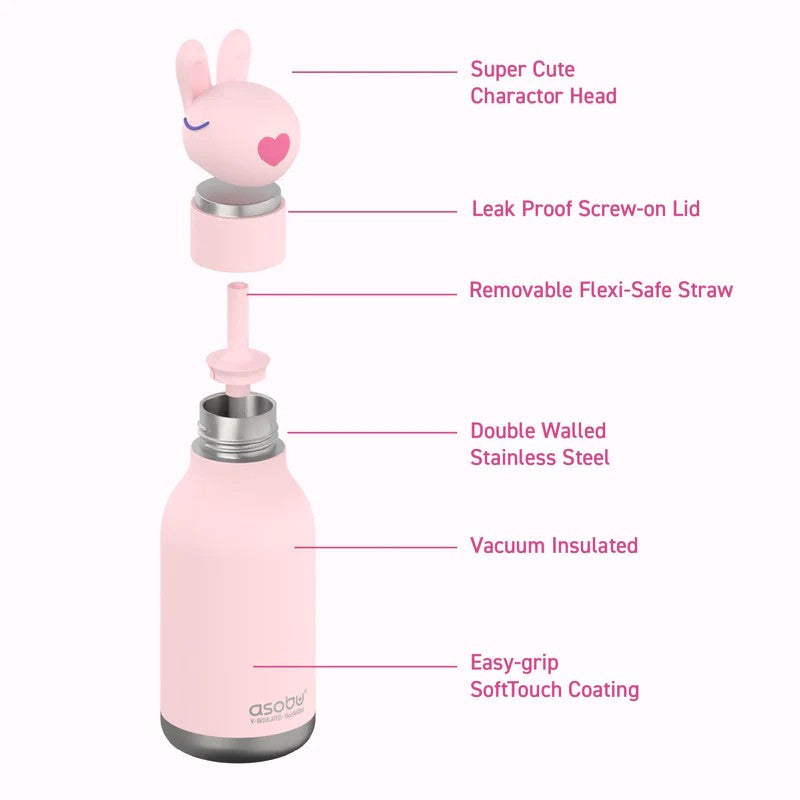 Bestie Bottle 460ml Bunny