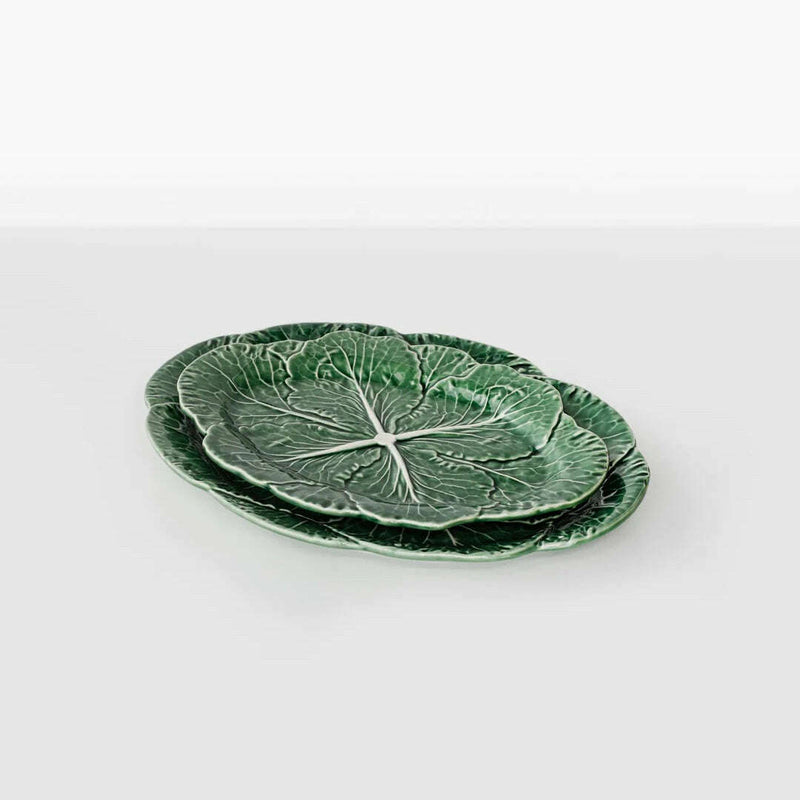 Cabbage Oval Platter 37.5cm Natural