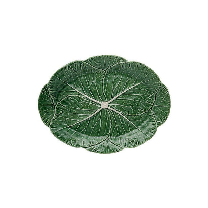 Cabbage Oval Platter 43cm Natural