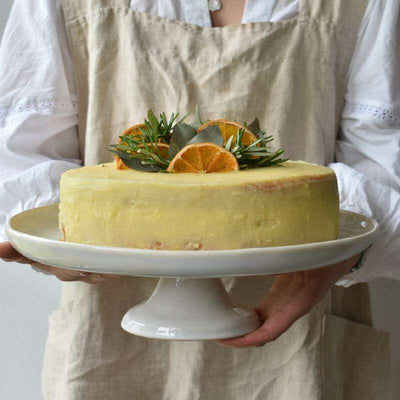 Cake Stand Franco Rustic White