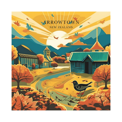 Card - Arrowtown Autumn (By Eurus)