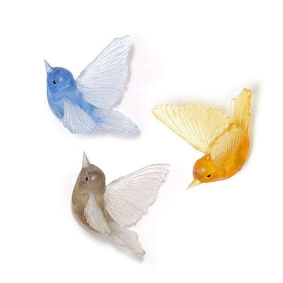 Cast Glass Bird Miromiro/Tomtit