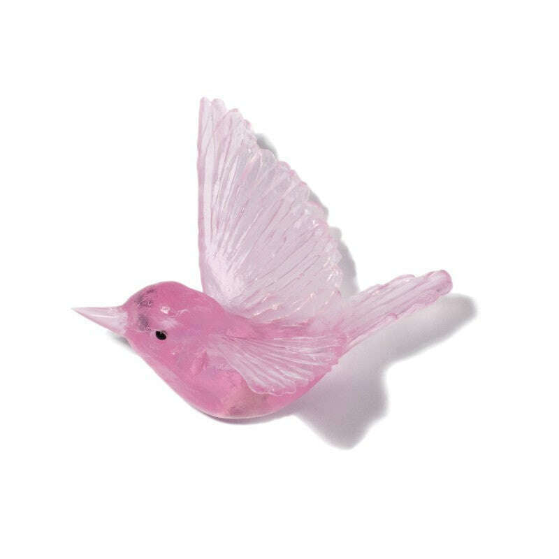 Cast Glass Bird Miromiro/Tomtit