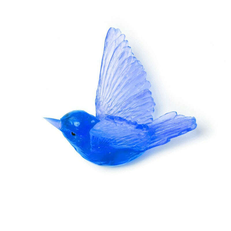 Cast Glass Bird Miromiro/Tomtit