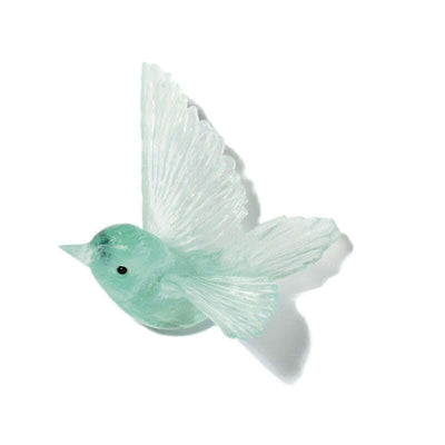 Cast Glass Bird Miromiro/Tomtit