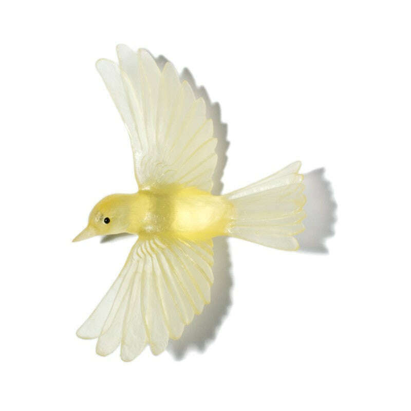 Cast Glass Bird Mōhua/Yellowhead