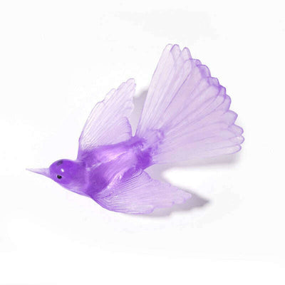 Cast Glass Bird Pīwakawaka/Fantail