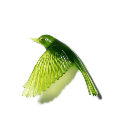 Cast Glass Bird Pōpokotea/Whitehead