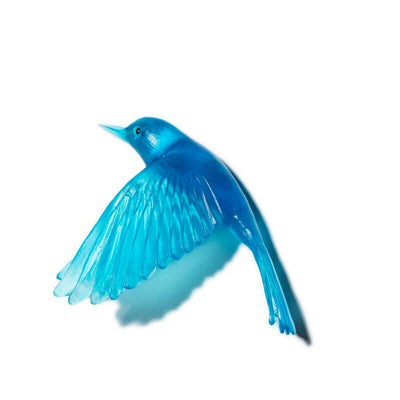 Cast Glass Bird Pōpokotea/Whitehead