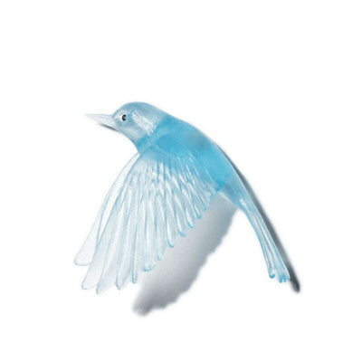 Cast Glass Bird Pōpokotea/Whitehead