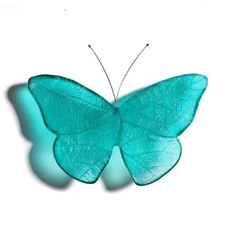Cast Glass Kinetic Mount Butterfly Kahukura/Red Admiral