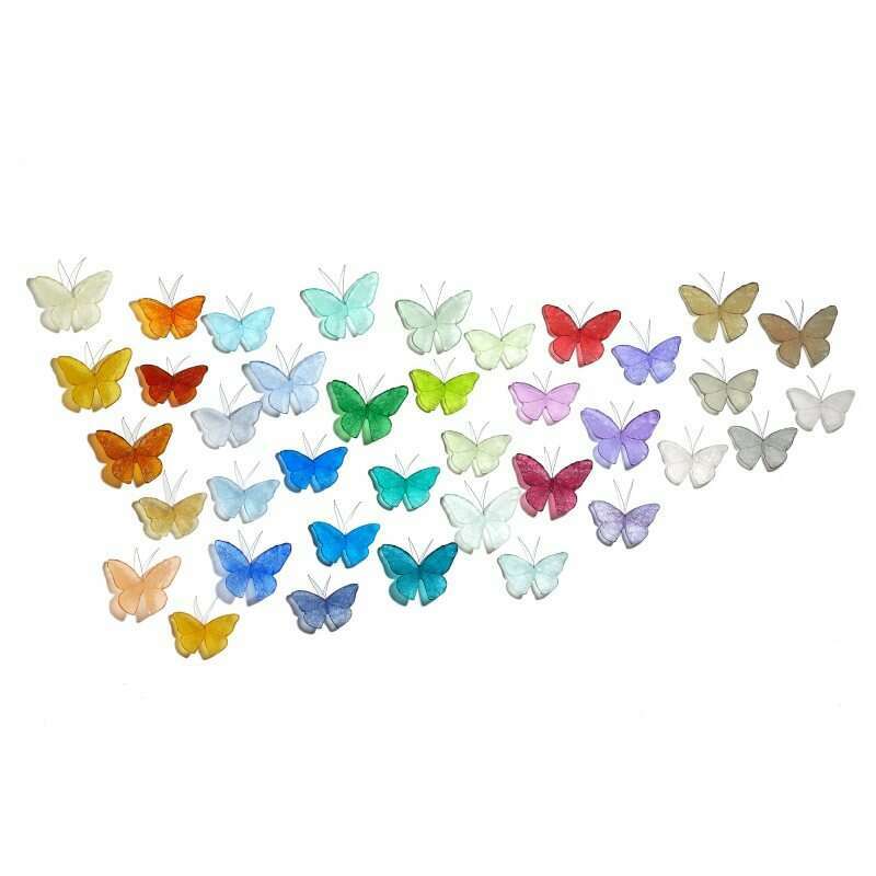 Cast Glass Kinetic Mount Butterfly Kahukura/Red Admiral