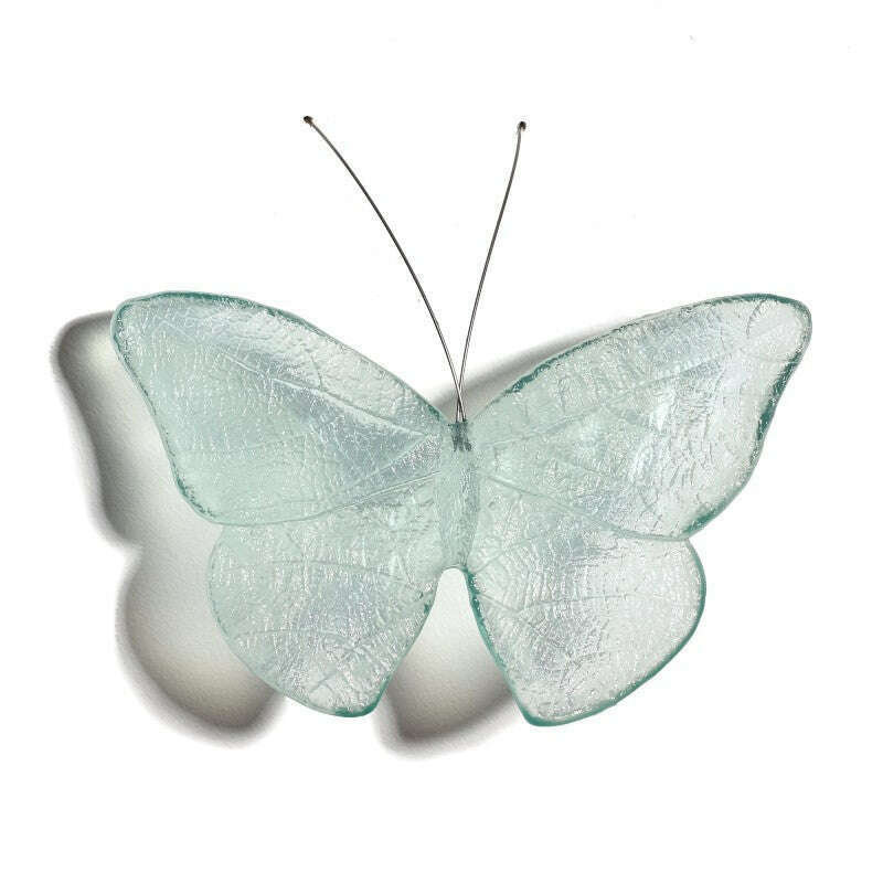 Cast Glass Kinetic Mount Butterfly Kahukura/Red Admiral