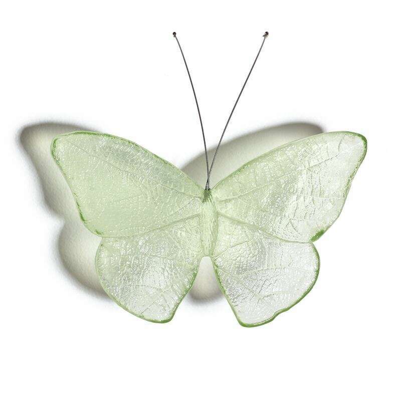 Cast Glass Kinetic Mount Butterfly Kahukura/Red Admiral