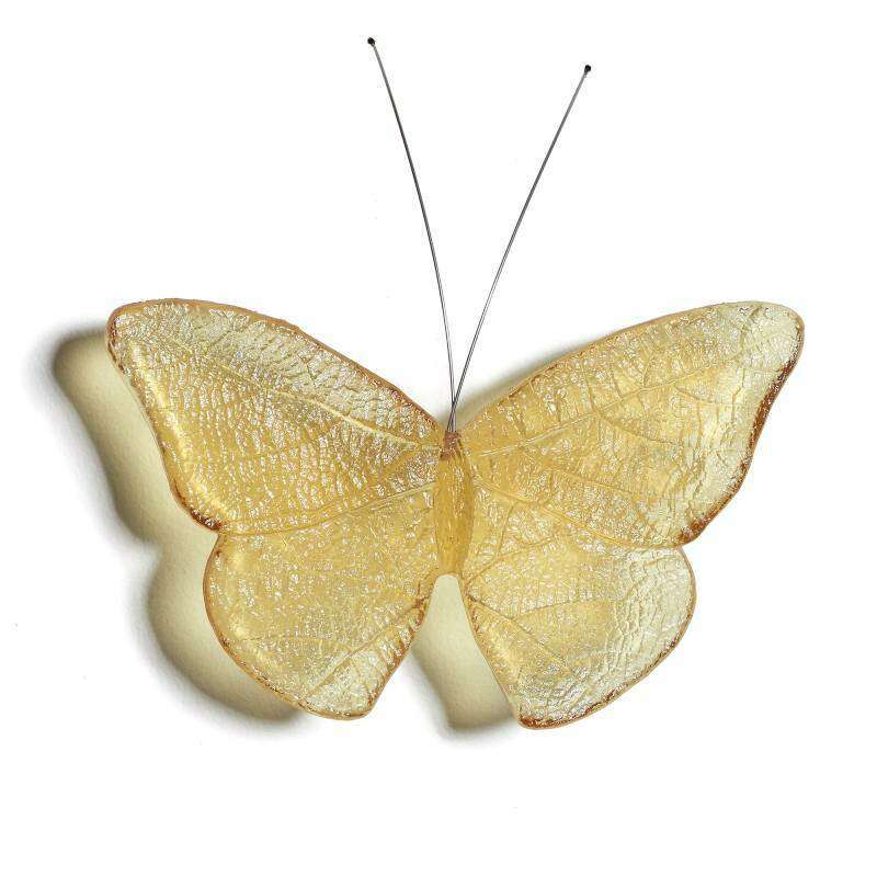 Cast Glass Kinetic Mount Butterfly Kahukura/Red Admiral