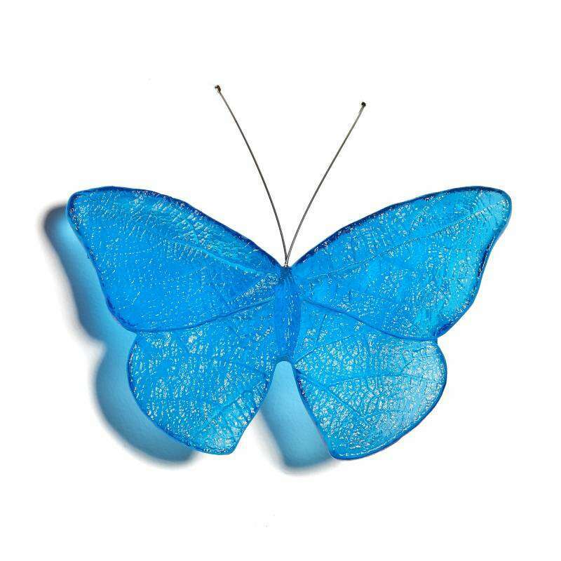 Cast Glass Kinetic Mount Butterfly Kahukura/Red Admiral