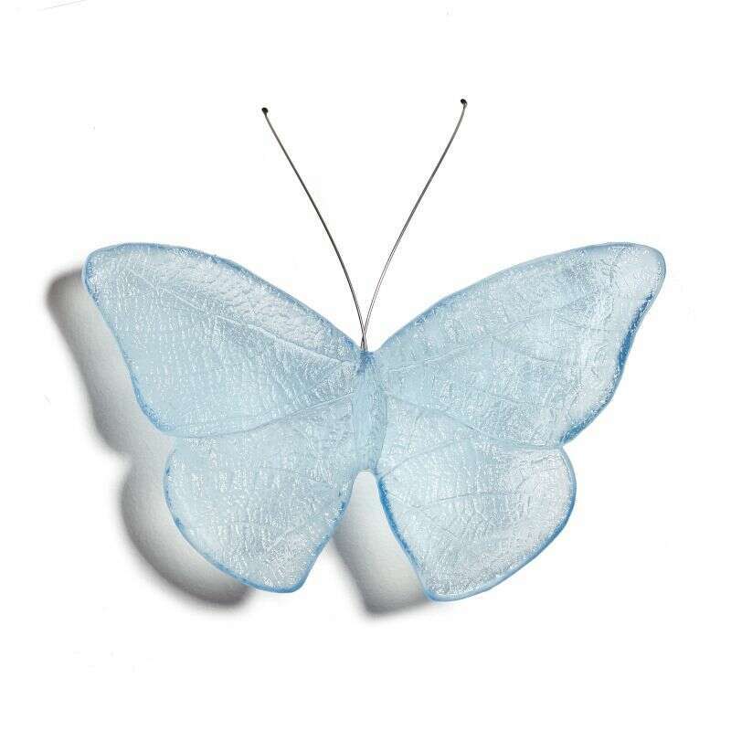 Cast Glass Kinetic Mount Butterfly Kahukura/Red Admiral