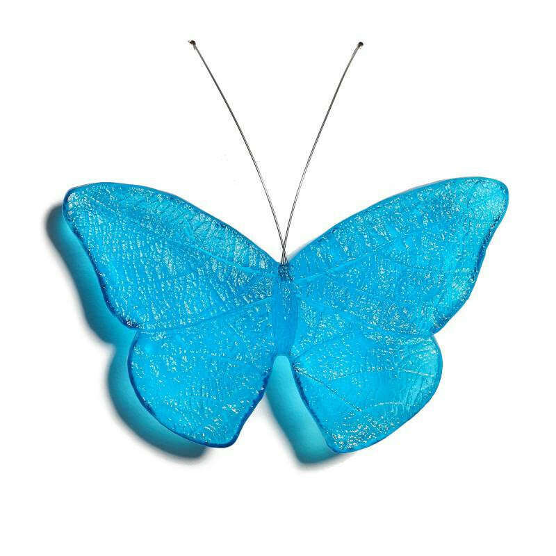 Cast Glass Kinetic Mount Butterfly Kahukura/Red Admiral