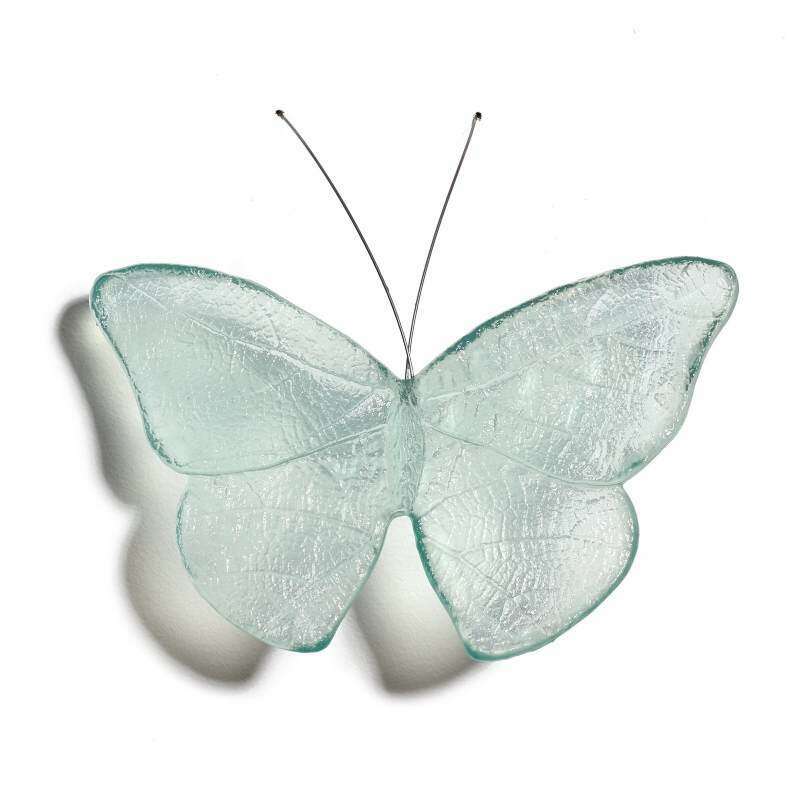 Cast Glass Kinetic Mount Butterfly Kahukura/Red Admiral
