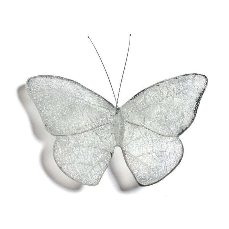 Cast Glass Kinetic Mount Butterfly Kahukura/Red Admiral