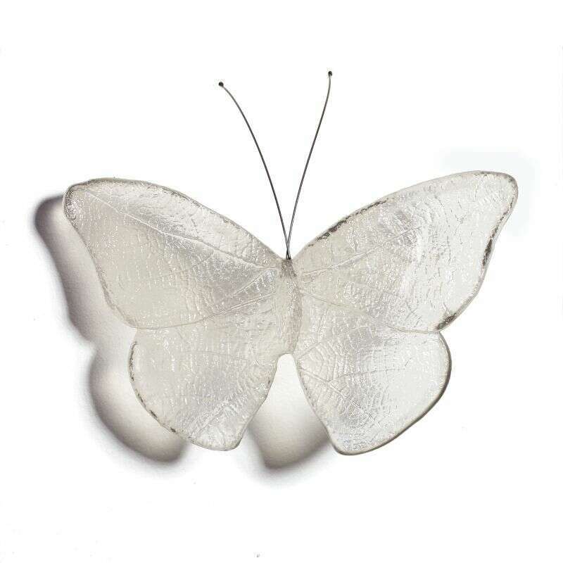 Cast Glass Kinetic Mount Butterfly Kahukura/Red Admiral