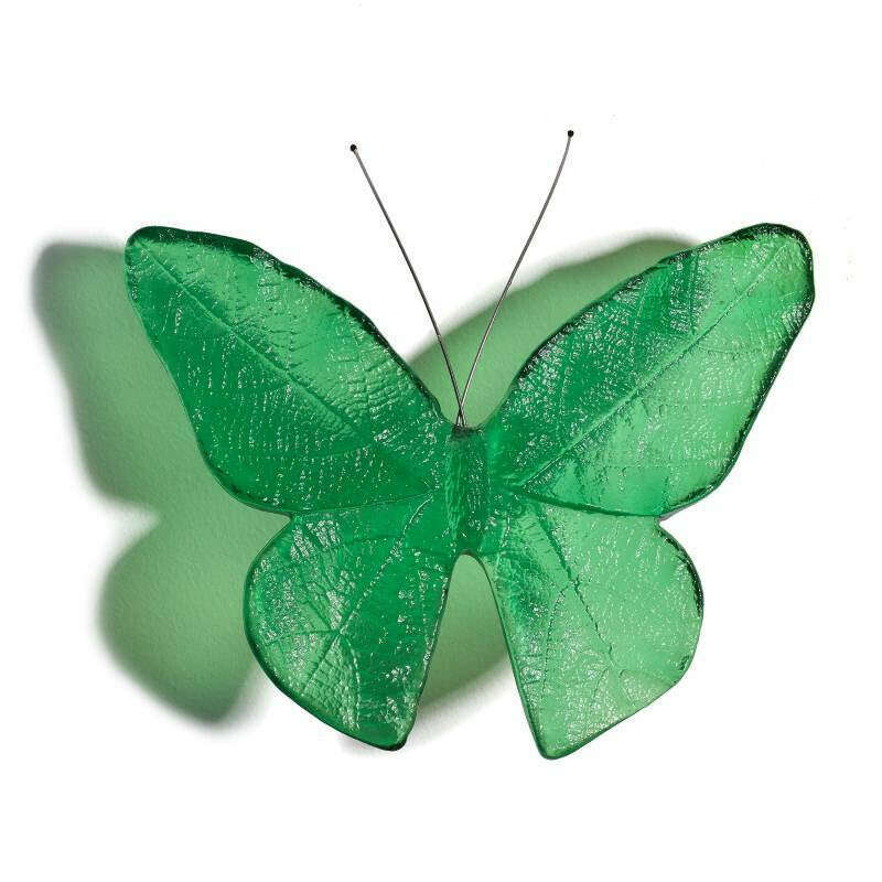 Cast Glass Kinetic Mount Butterfly Kakahu/Monarch