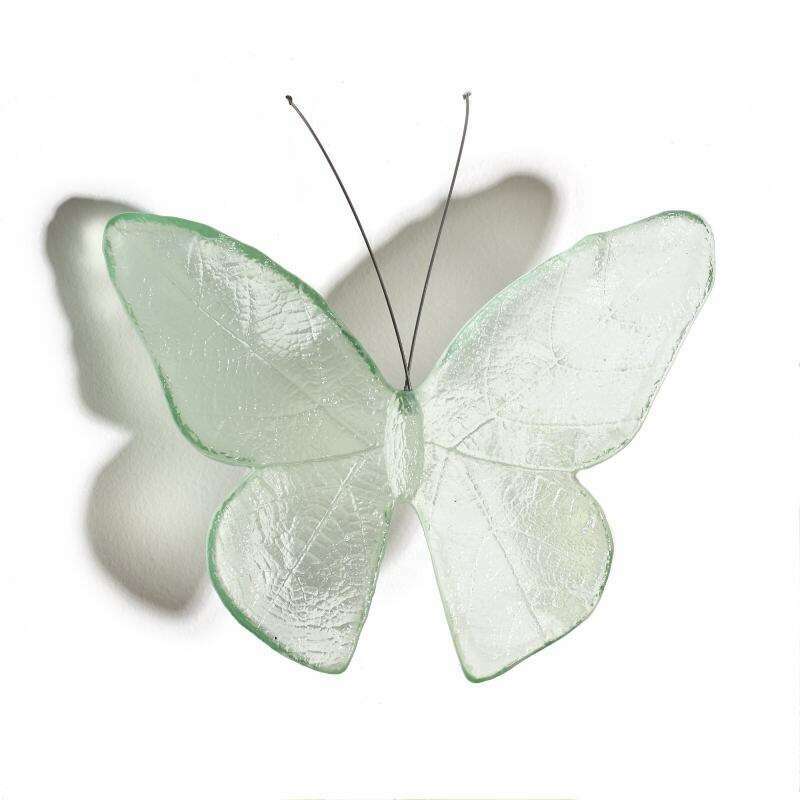 Cast Glass Kinetic Mount Butterfly Kakahu/Monarch