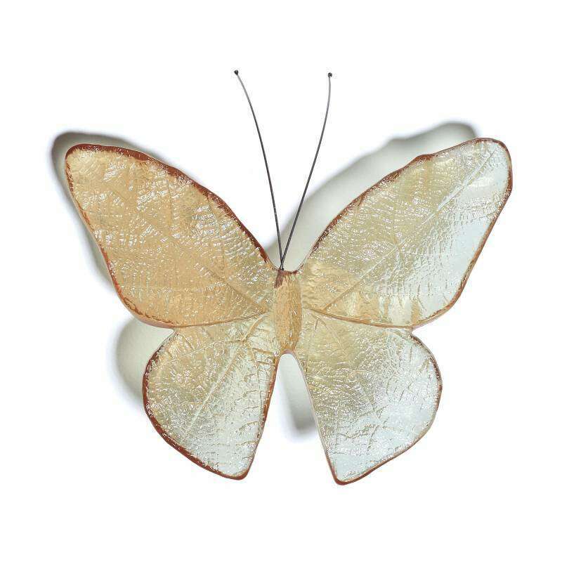 Cast Glass Kinetic Mount Butterfly Kakahu/Monarch