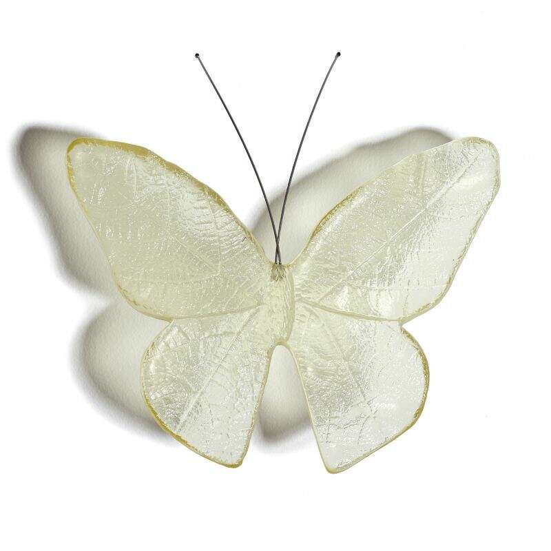 Cast Glass Kinetic Mount Butterfly Kakahu/Monarch