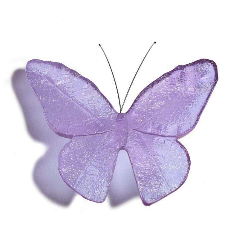 Cast Glass Kinetic Mount Butterfly Kakahu/Monarch