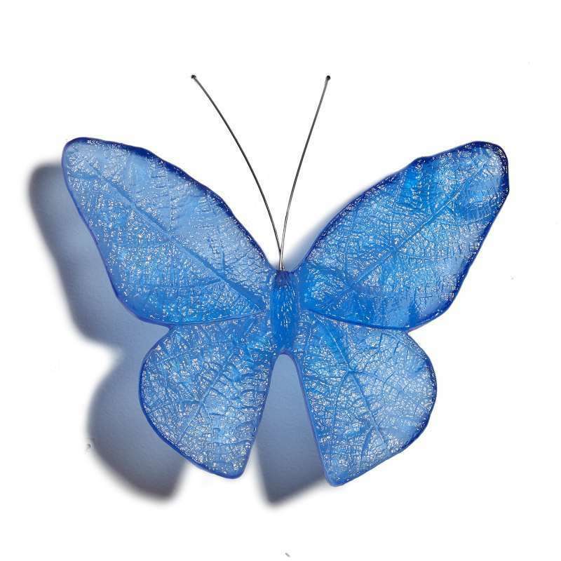 Cast Glass Kinetic Mount Butterfly Kakahu/Monarch