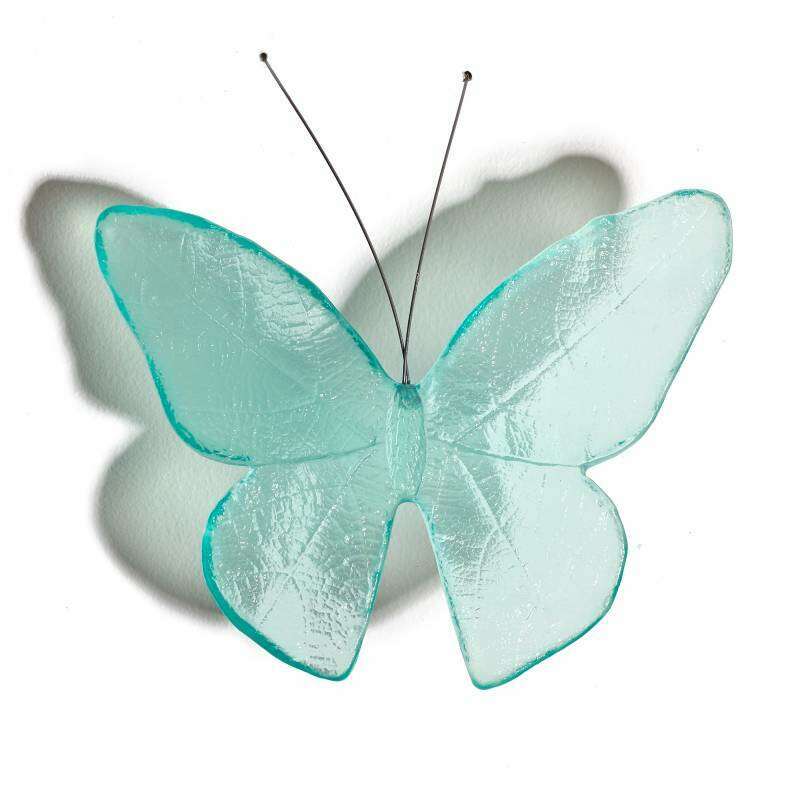 Cast Glass Kinetic Mount Butterfly Kakahu/Monarch