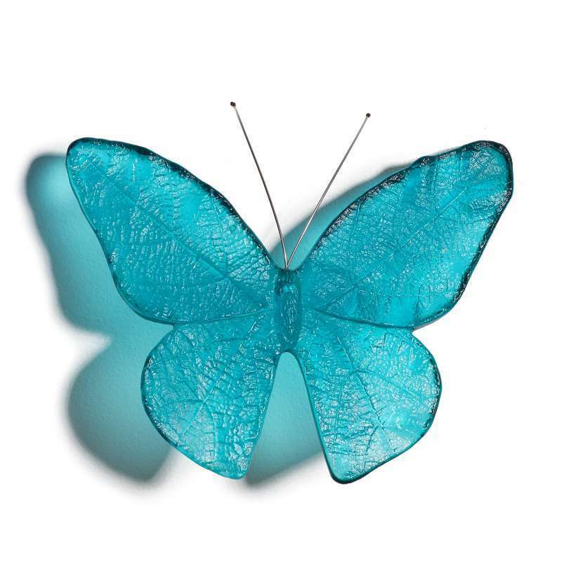 Cast Glass Kinetic Mount Butterfly Kakahu/Monarch