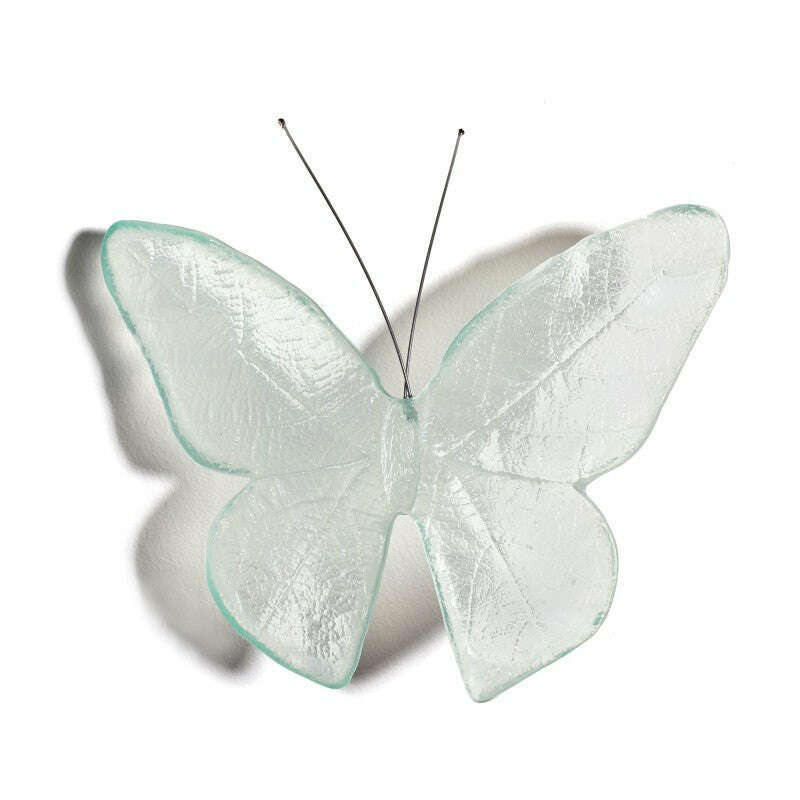 Cast Glass Kinetic Mount Butterfly Kakahu/Monarch